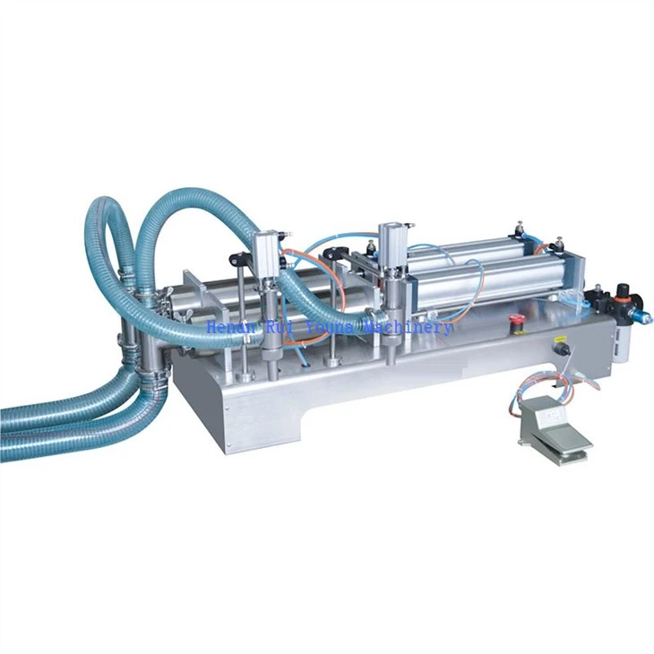 2 heads semi automatic liquid filling machine (1)