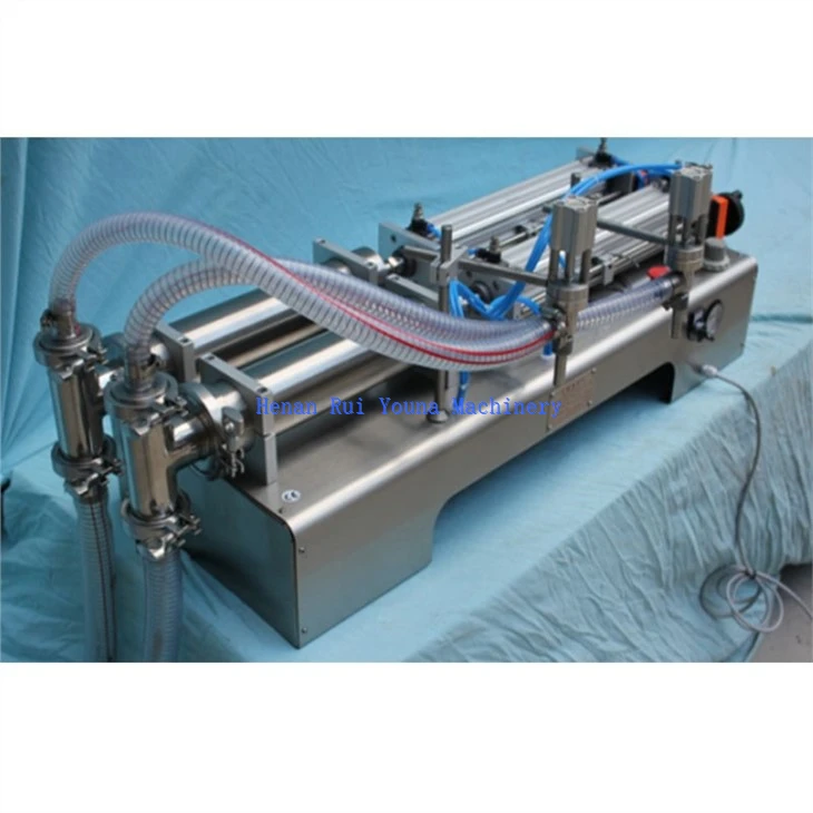 2 heads semi automatic liquid filling machine (2)