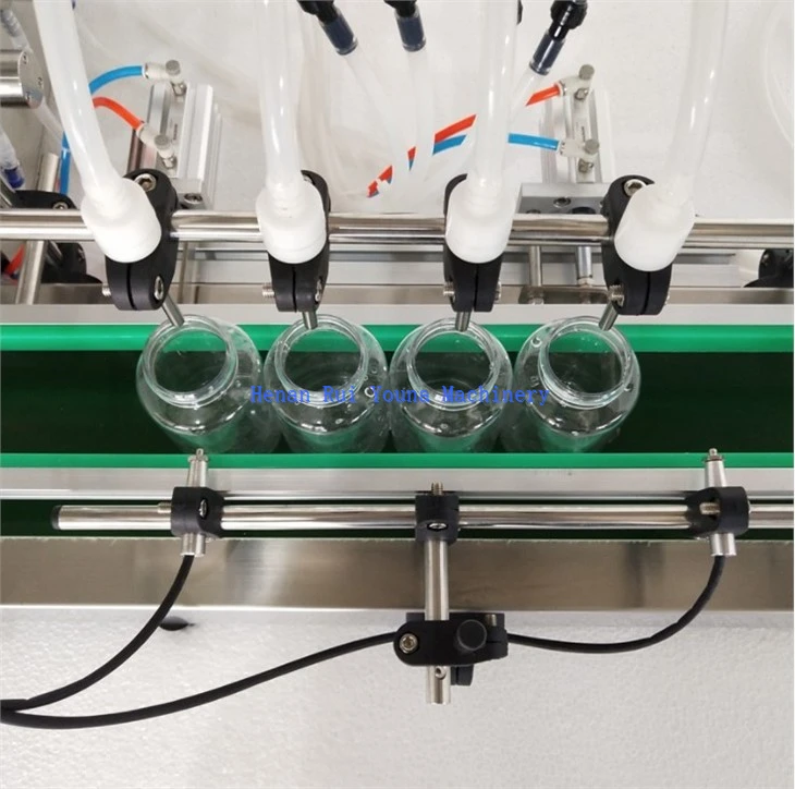4 heads liquid bottle filling machine (4)