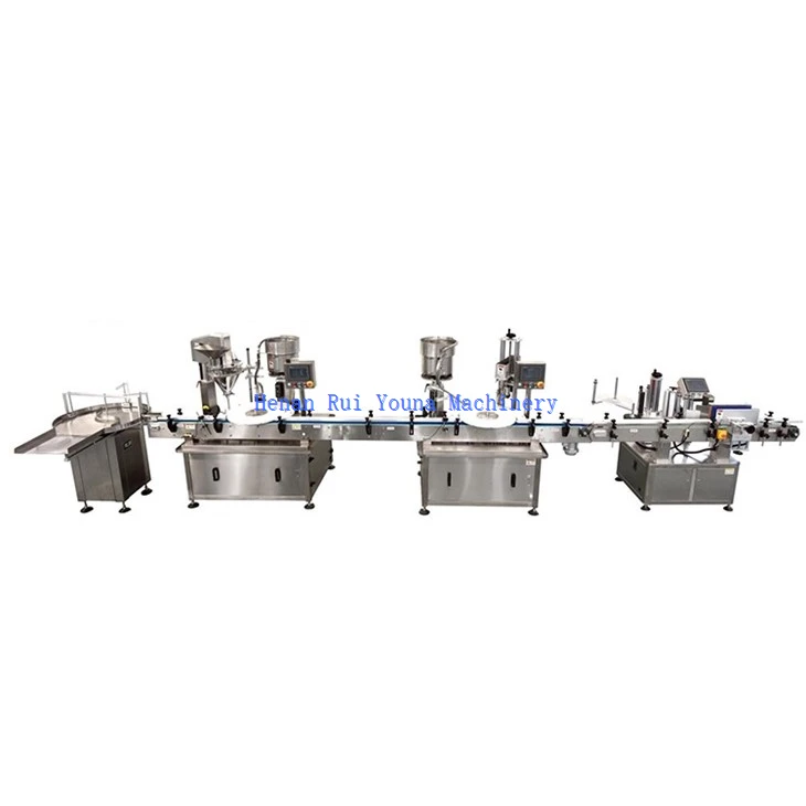 Powder Filling Sealing And Capping Machine